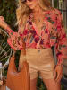 LA Angels Bluse in Rosa