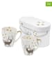 ppd 2-delige set: mokken "Winter Deers" wit/meerkleurig - 350 ml