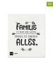 ppd 2er-Set: Schwammtücher "Familie" in Weiß/ Schwarz - (L)20 x (B)17 cm
