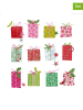 ppd 2er-Set: Servietten "Gifts For You" in Weiß/ Bunt - 2x 20 Stück
