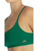 adidas Top w kolorze zielonym