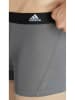 adidas 3-delige set: boxershorts grijs/roze/zwart