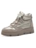 s.Oliver Leren sneakers goudkleurig
