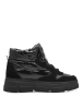 s.Oliver Leder-Boots in Schwarz