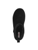 s.Oliver Leder-Boots in Schwarz