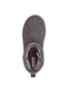 s.Oliver Leder-Boots in Anthrazit