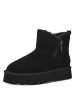s.Oliver Leder-Boots in Schwarz