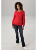 Aniston Pullover in Rot