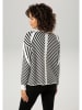 Aniston Sweter w kolorze czarno-białym