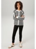 Aniston Sweter w kolorze czarno-białym
