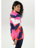 Aniston Bluse in Pink/ Rot/ Dunkelblau