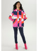Aniston Bluse in Pink/ Rot/ Dunkelblau