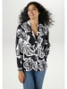 Aniston Bluse in Schwarz/ Weiß