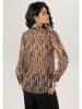 Aniston Bluse in Schwarz/ Beige
