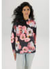 Aniston Bluse in Schwarz/ Rosa
