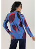 Aniston Bluse in Blau/ Rot