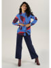 Aniston Bluse in Blau/ Rot