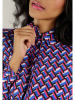 Aniston Jurk blauw/rood