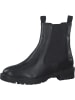 s.Oliver Leder-Boots in Schwarz