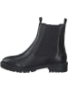 s.Oliver Leder-Boots in Schwarz