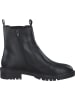 s.Oliver Leder-Boots in Schwarz