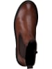s.Oliver Leder-Boots in Hellbraun