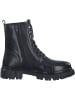 s.Oliver Leder-Boots in Schwarz