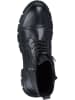 s.Oliver Leder-Boots in Schwarz