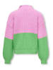 KIDS ONLY Sweter "Bibba" w kolorze zielono-różowym