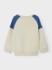 name it Sweatshirt "Oscar" crème/blauw
