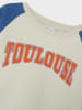 name it Sweatshirt "Oscar" crème/blauw