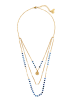 TATUUM Vergold. Halskette mit Schmuckelementen - (L)27 cm