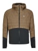 Ziener Hybridjacke "Nakos" in Hellbraun/ Schwarz