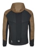 Ziener Hybridjacke "Nakos" in Hellbraun/ Schwarz