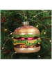 Kersten Kerstbal "Hamburger" goudkleurig - (H)10 cm