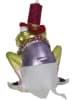 Kersten Kerstbal "Kikker Groom" groen - (H)12 cm