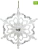 Kersten Zawieszki dekoracyjne (2 szt.) "Snowlake" - 12 x 10 cm