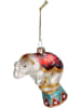 Kersten Kerstbal "Elephant" meerkleurig - (H)10 cm