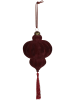 Kersten Christbaumkugel in Rot - (B)10 x (H)10 x (T)5 cm