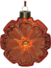Kersten 2-delige set: kerstballen oranje - (B)10 x (H)10 x (D)5 cm