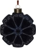 Kersten 2-delige set: kerstballen zwart - (B)10 x (H)10 x (D)5 cm