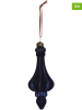 Kersten 2-delige set: kerstballen zwart - Ø 15 cm