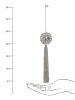 Kersten 2-delige set: decoratieve hangers - (L)21 x (B)5 cm