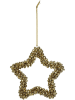 Kersten Decoratieve hanger "Star" goudkleurig - (L)14 x (B)14 cm