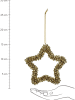 Kersten Decoratieve hanger "Star" goudkleurig - (L)14 x (B)14 cm