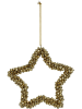 Kersten Decoratieve hanger "Star" goudkleurig - (L)16 x (B)16 cm