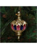 Kersten 2-delige set: kerstballen meerkleurig - (B)8 x (H)14 x (D)8 cm