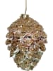 Kersten Kerstbal ''Pine Cone'' goudkleurig - (H)13 cm