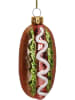 Kersten Kerstbal ''Hotdog'' meerkleurig - (H)10 cm