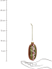 Kersten Kerstbal ''Hotdog'' meerkleurig - (H)10 cm